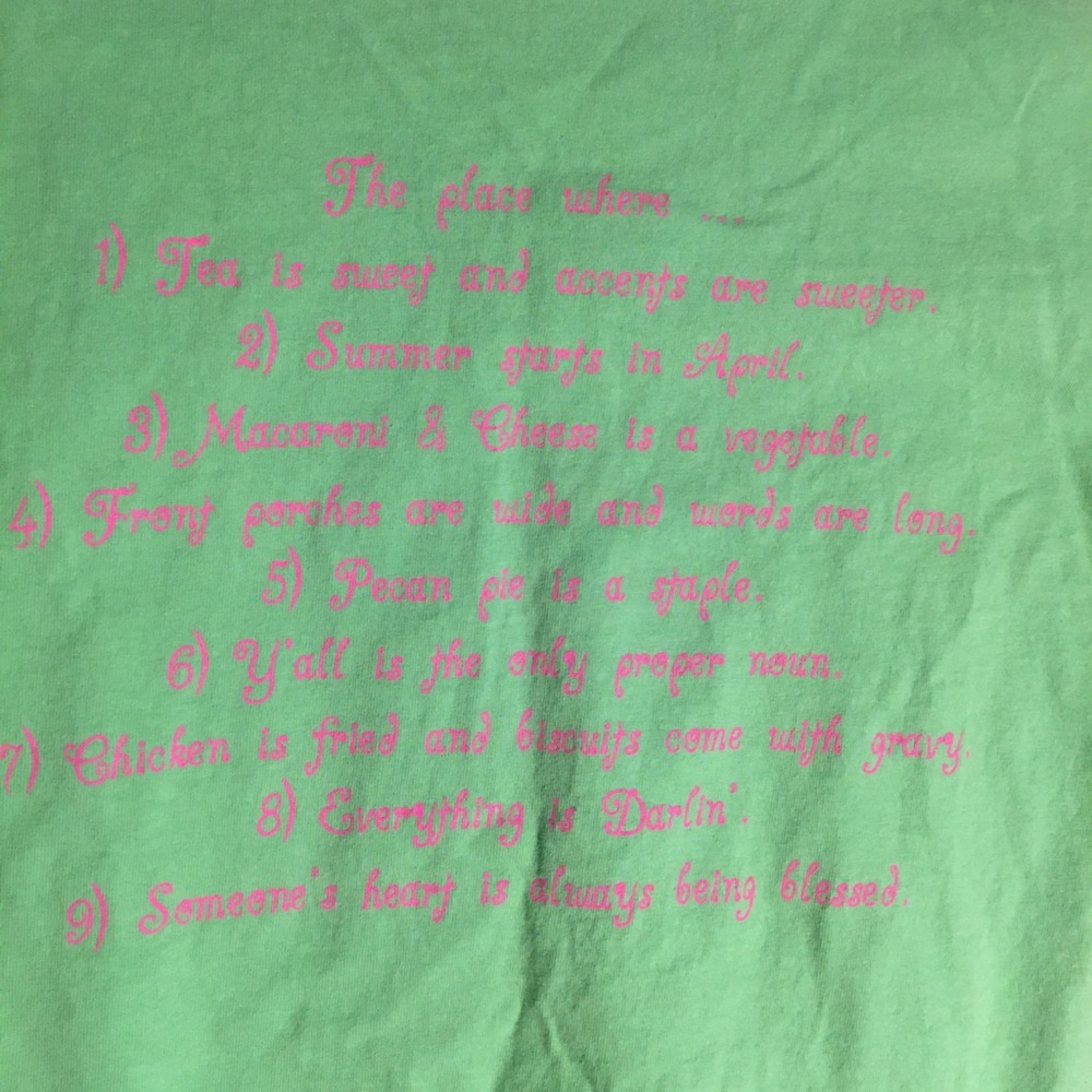 T-shirt for the true Southerner at heart